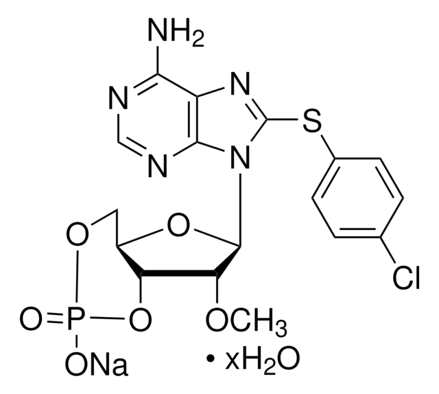 8-(4-Chlorophenylthio)-2?-O-methyladenosine 3?,5?-cyclic monophosphate monosodium hydrate
