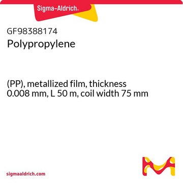 POLYPROPYLENE, (PP), METALLIZED FILM, T&