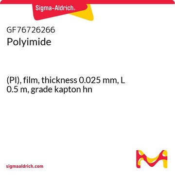 POLYIMIDE, (PI), FILM, THICKNESS 0.025M&