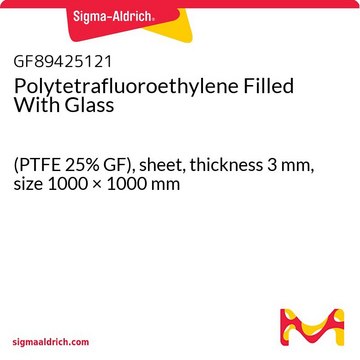 POLYTETRAFLUOROETHYLENE FILLED WITH GLA&