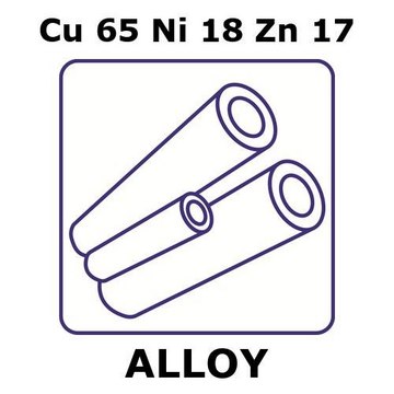 NICKEL SILVER (18) ALLOY, CU65NI18ZN17,&