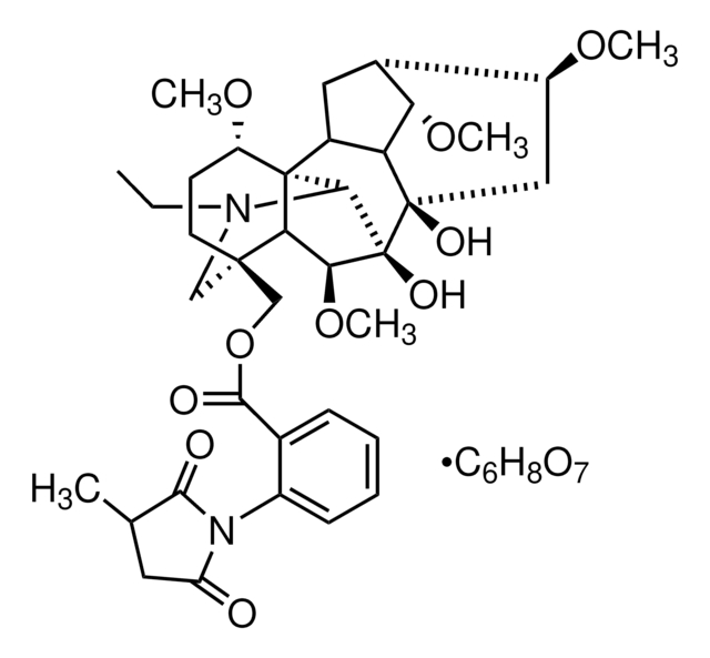 Methyllycaconitine citrate salt