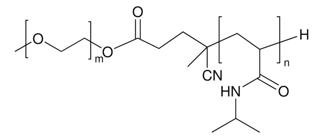 Poly(ethylene glycol)-block-poly(N-isopropylacrylamide)