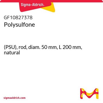 POLYSULFONE, (PSU), ROD, DIAMETER 50MM,&