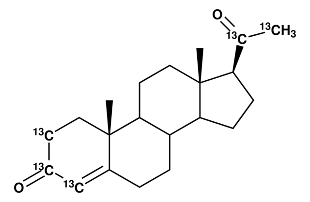 Progesterone-2,3,4,20,21-¹³C?