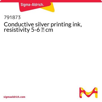 Conductive silver printing ink, resistivity