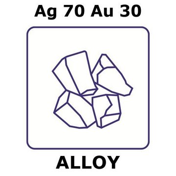 SILVER-GOLD ALLOY, AG70AU30, 10G LUMP,