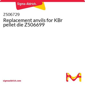Replacement anvils for KBr pellet