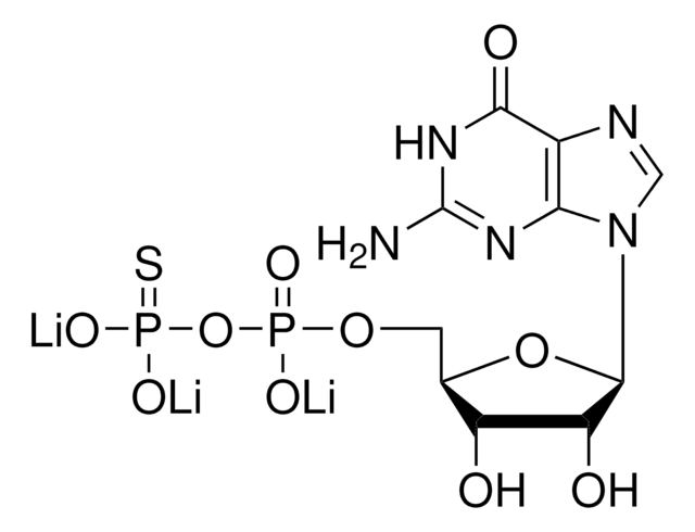 Guanosine 5?-[?-thio]diphosphate trilithium salt
