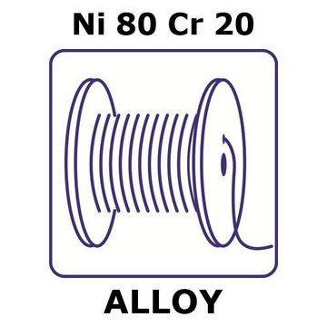 NICKEL-CHROMIUM ALLOY, NI80CR20, 10M WI&