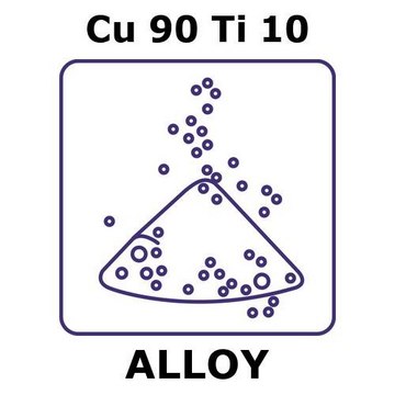 COPPER-TITANIUM ALLOY, CU90TI10, POWDER&