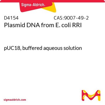 Plasmid DNA from E. coli