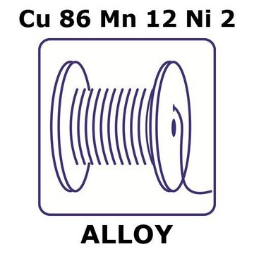 MANGANIN - RESISTANCE ALLOY, CU86MN12N