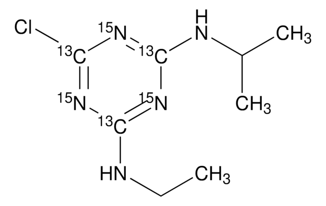 Atrazine-(triazyl-¹³C?,¹?N?)