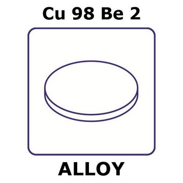 COPPER-BERYLLIUM ALLOY, CU98BE2, FOIL, &