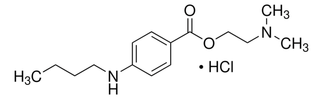 Tetracaine for system suitability