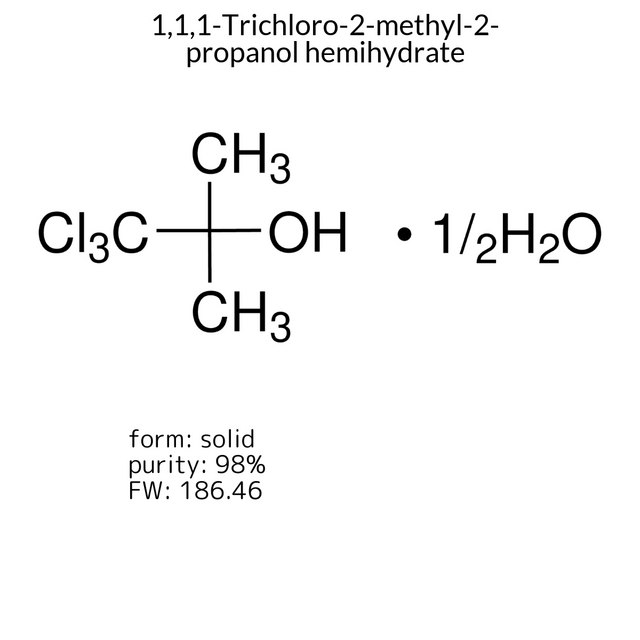1,1,1-Trichloro-2-methyl-2-propanol hemihydrate