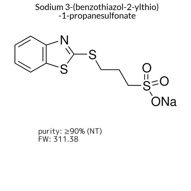 Sodium 3-(benzothiazol-2-ylthio)-1-propanesulfonate