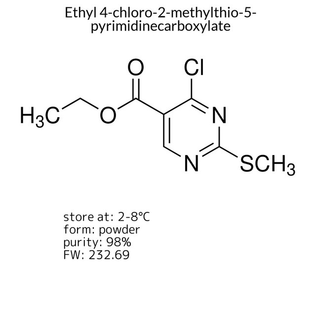 Ethyl 4-chloro-2-methylthio-5-pyrimidinecarboxylate