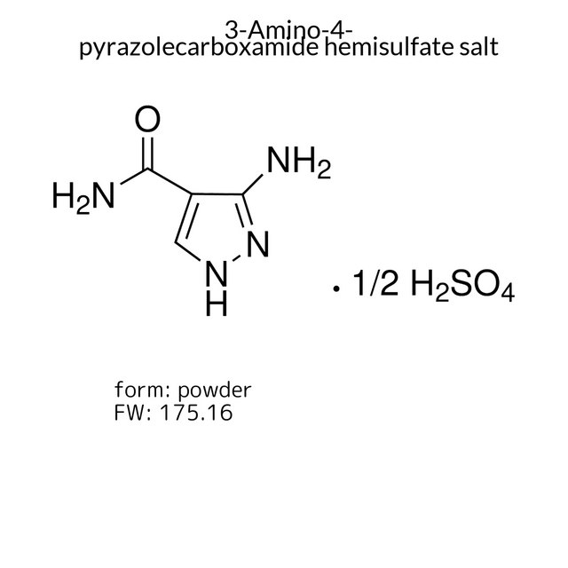 3-Amino-4-pyrazolecarboxamide hemisulfate salt