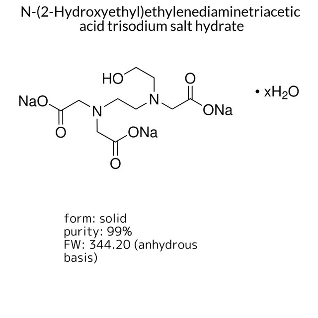 N-(2-Hydroxyethyl)ethylenediaminetriacetic acid trisodium salt hydrate