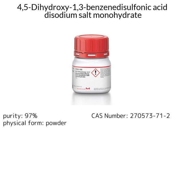 4,5-Dihydroxy-1,3-benzenedisulfonic acid disodium salt monohydrate