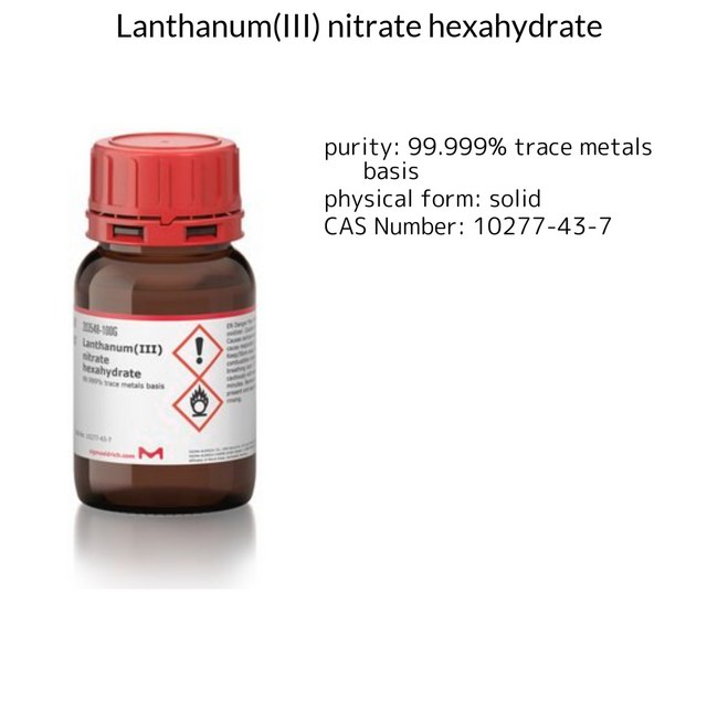 Lanthanum(III) nitrate hexahydrate