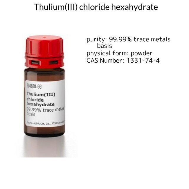 Thulium(III) chloride hexahydrate