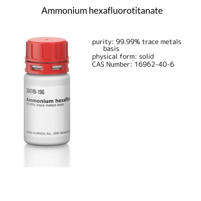Ammonium hexafluorotitanate