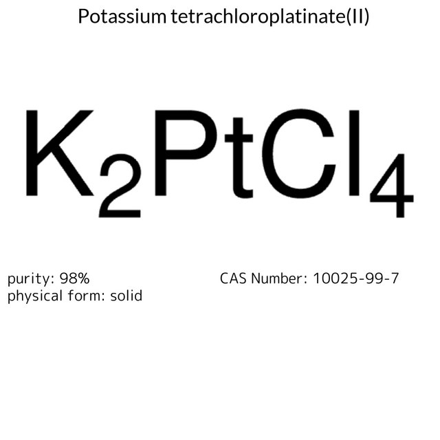 Potassium tetrachloroplatinate(II)