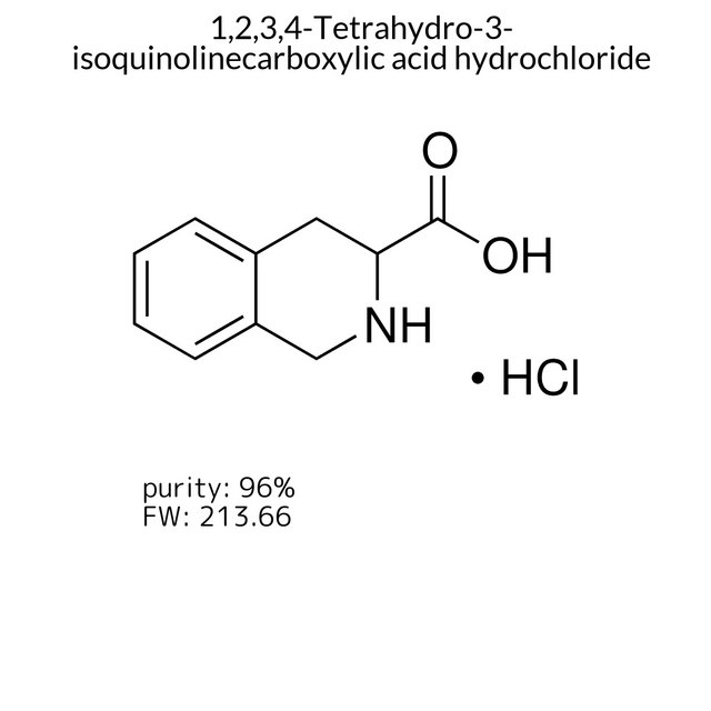 1,2,3,4-Tetrahydro-3-isoquinolinecarboxylic acid hydrochloride