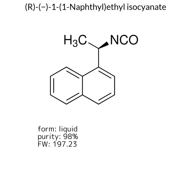 (R)-(?)-1-(1-Naphthyl)ethyl isocyanate
