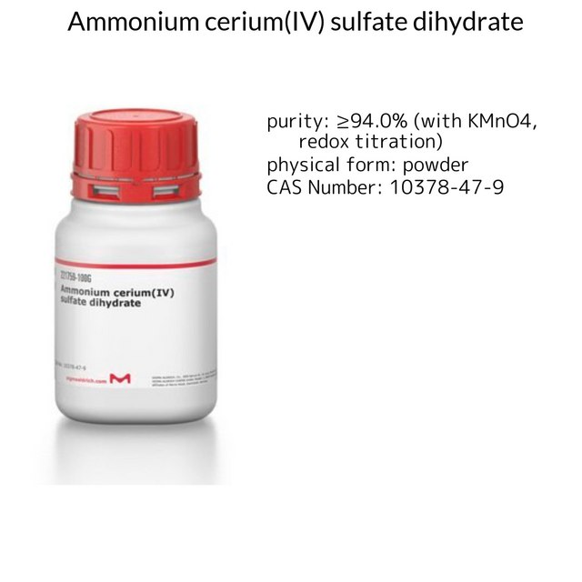 Ammonium cerium(IV) sulfate dihydrate