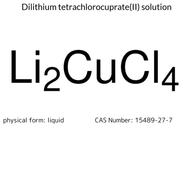 Dilithium tetrachlorocuprate(II) solution