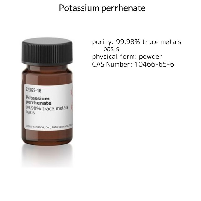 Potassium perrhenate