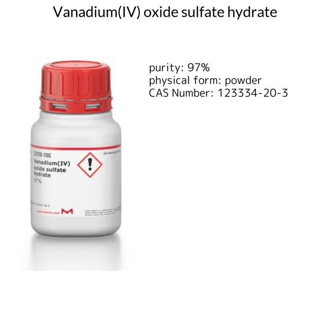 Vanadium(IV) oxide sulfate hydrate