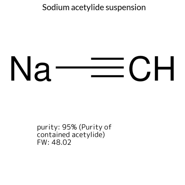 Sodium acetylide suspension