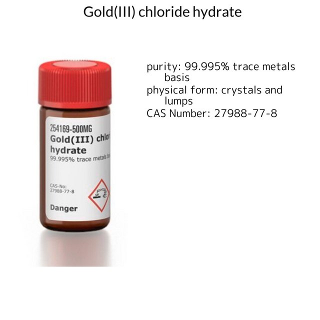 Gold(III) chloride hydrate