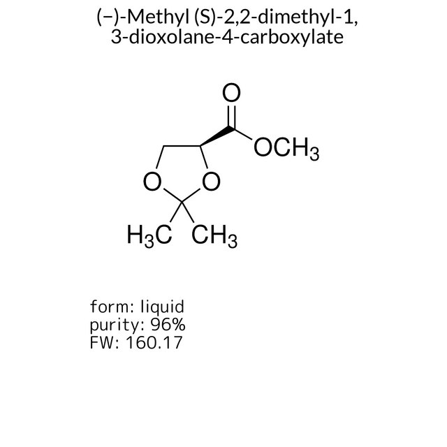 (?)-Methyl (S)-2,2-dimethyl-1,3-dioxolane-4-carboxylate