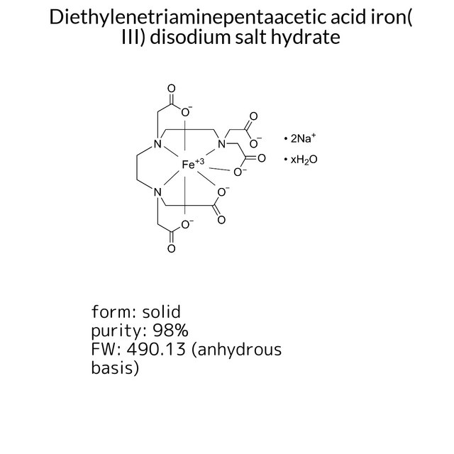 Diethylenetriaminepentaacetic acid iron(III) disodium salt