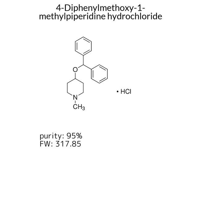 4-Diphenylmethoxy-1-methylpiperidine hydrochloride