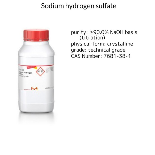 Sodium hydrogen sulfate