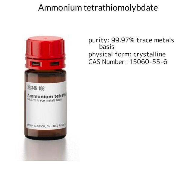 Ammonium tetrathiomolybdate