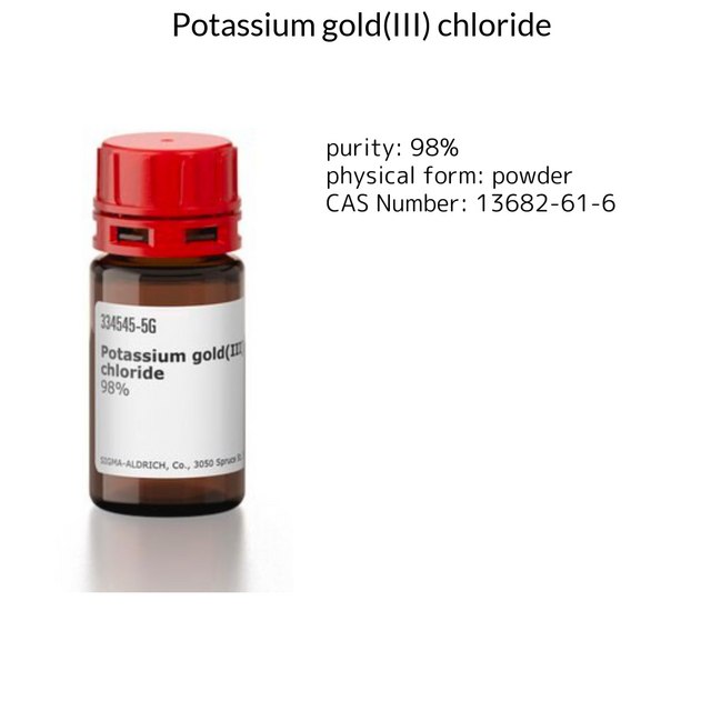 Potassium gold(III) chloride