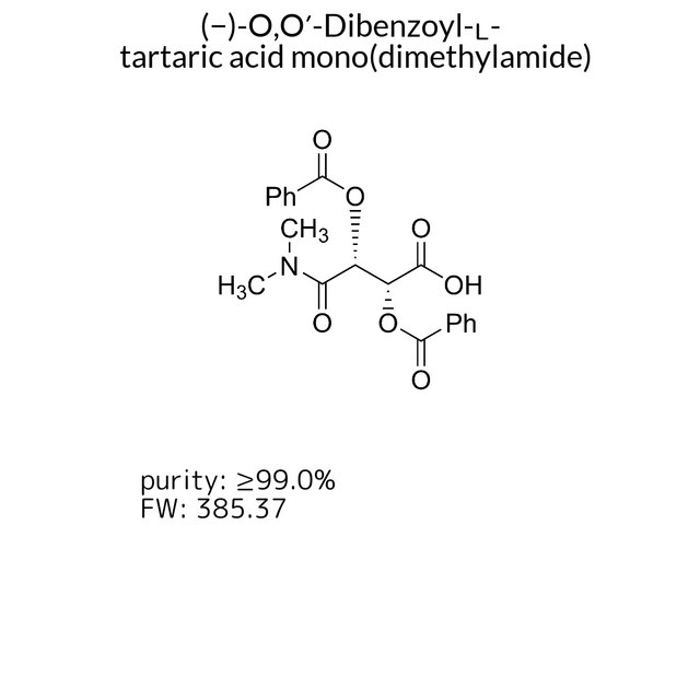 (?)-O,O?-Dibenzoyl-?-tartaric acid mono(dimethylamide)