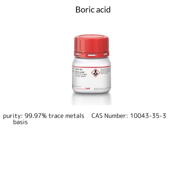 Boric acid
