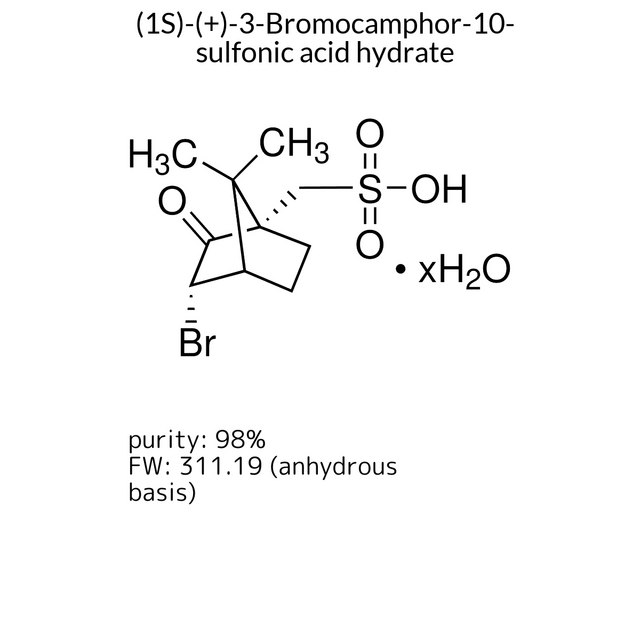 (1S)-(+)-3-Bromocamphor-10-sulfonic acid hydrate