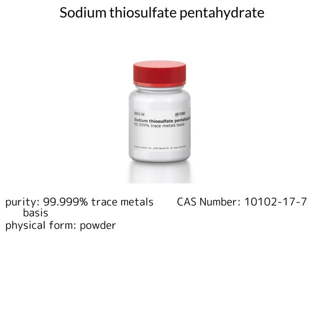 Sodium thiosulfate pentahydrate