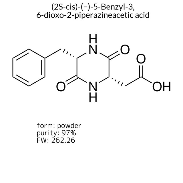 (2S-cis)-(?)-5-Benzyl-3,6-dioxo-2-piperazineacetic acid