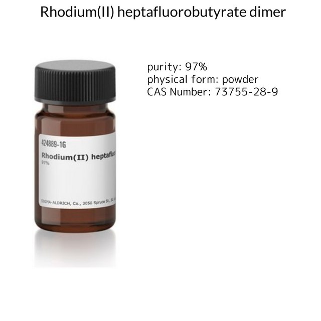 Rhodium(II) heptafluorobutyrate dimer
